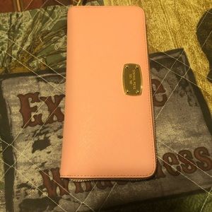 Authentic pink Mk wallet